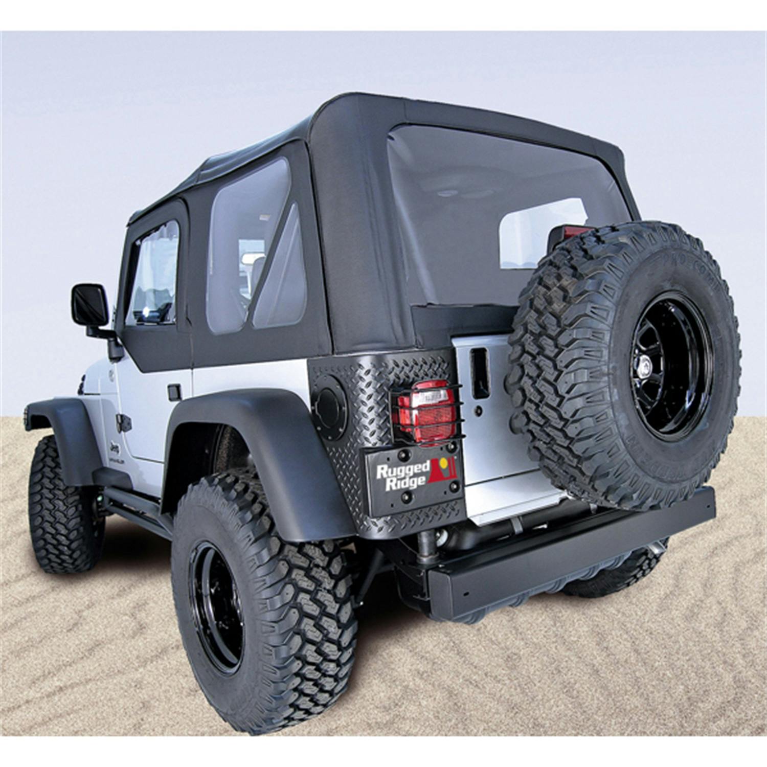 Rugged Ridge 13727.35 XHD Soft Top Black Tinted Windows