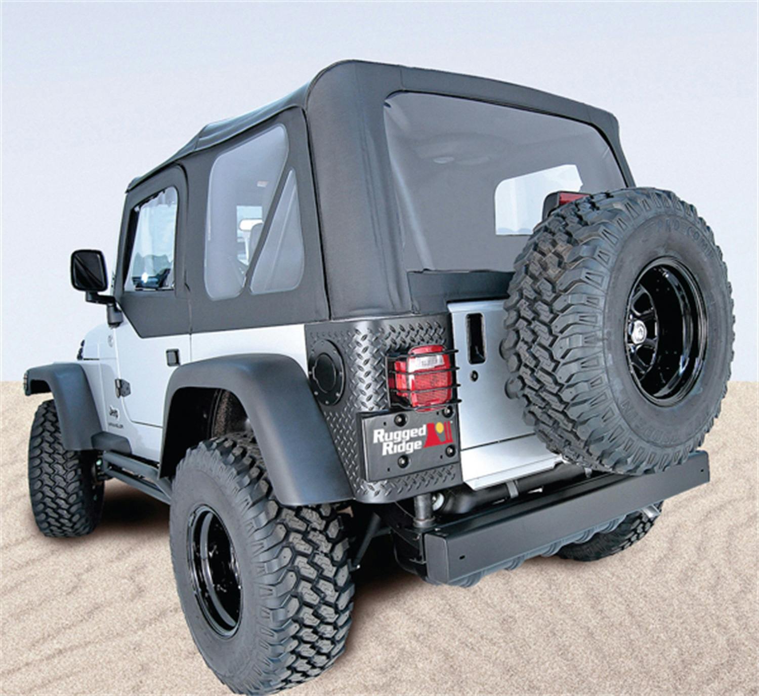 Rugged Ridge 13731.35 XHD Soft Top, Black Diamond, Tinted Windows