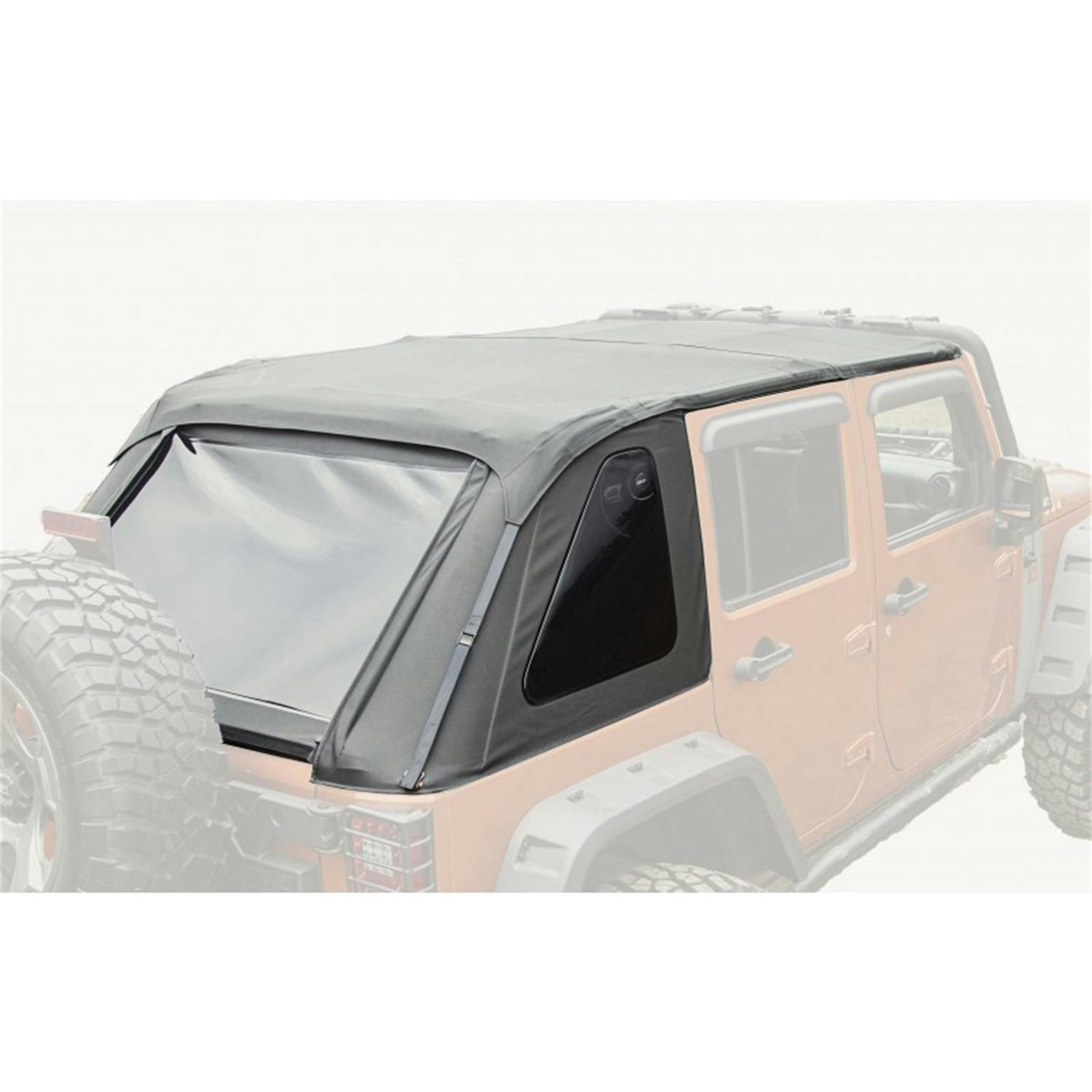 Rugged Ridge 13750.38 Bowless Top, Black Diamond, 4-Door