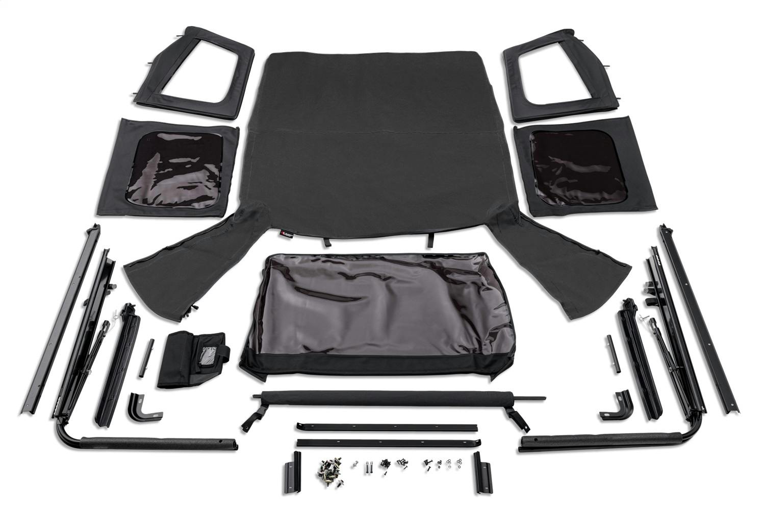 Rugged Ridge 13781.15 Complete Soft Top with Frame, Half