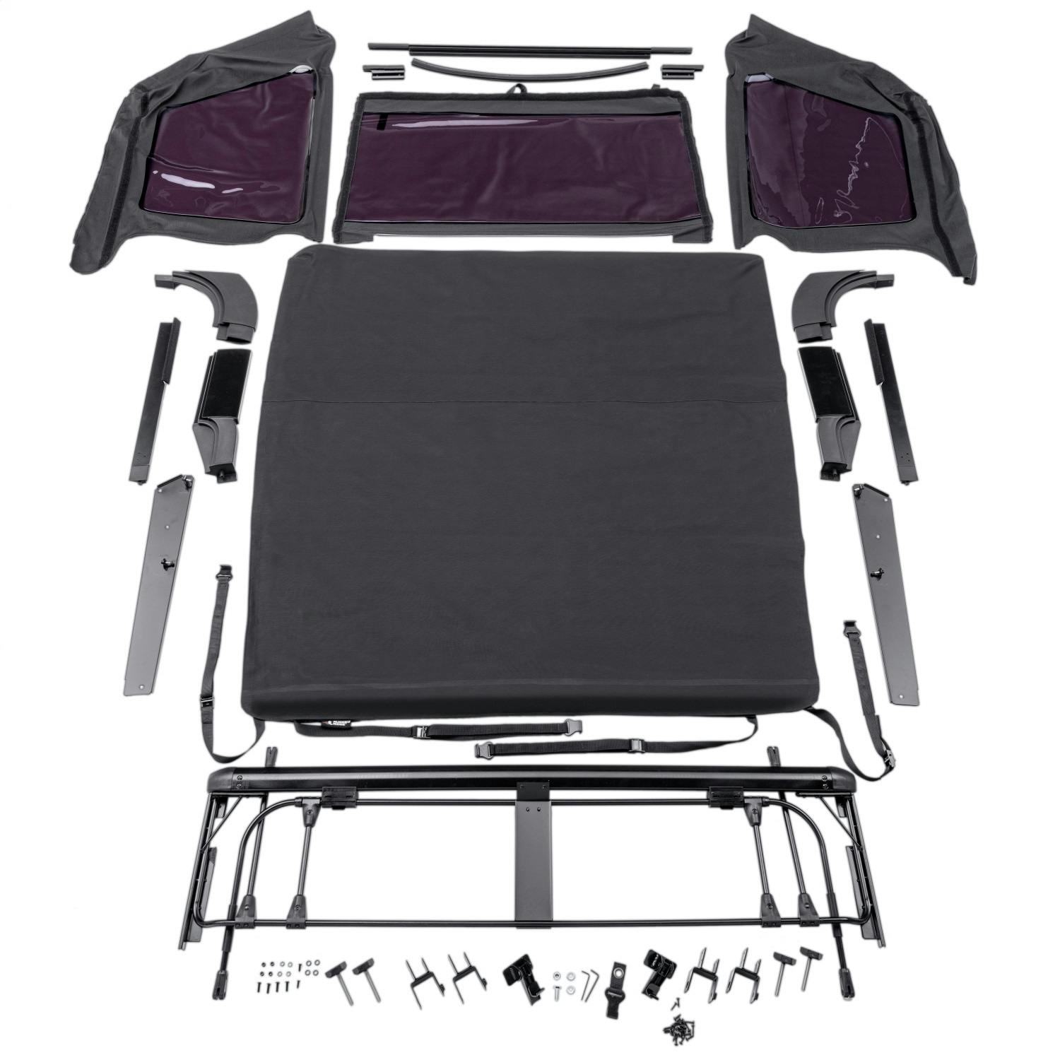 Rugged Ridge 13860.23 Voyager Frameless Soft Top 2 Dr Black Diamond