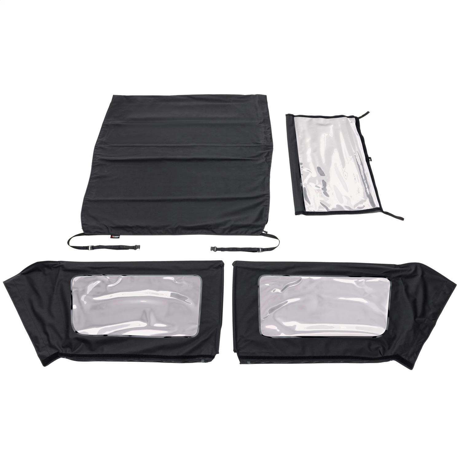 Rugged Ridge 13860.35 Voyager Top Black Diamond S.Cloth, Tinted Window