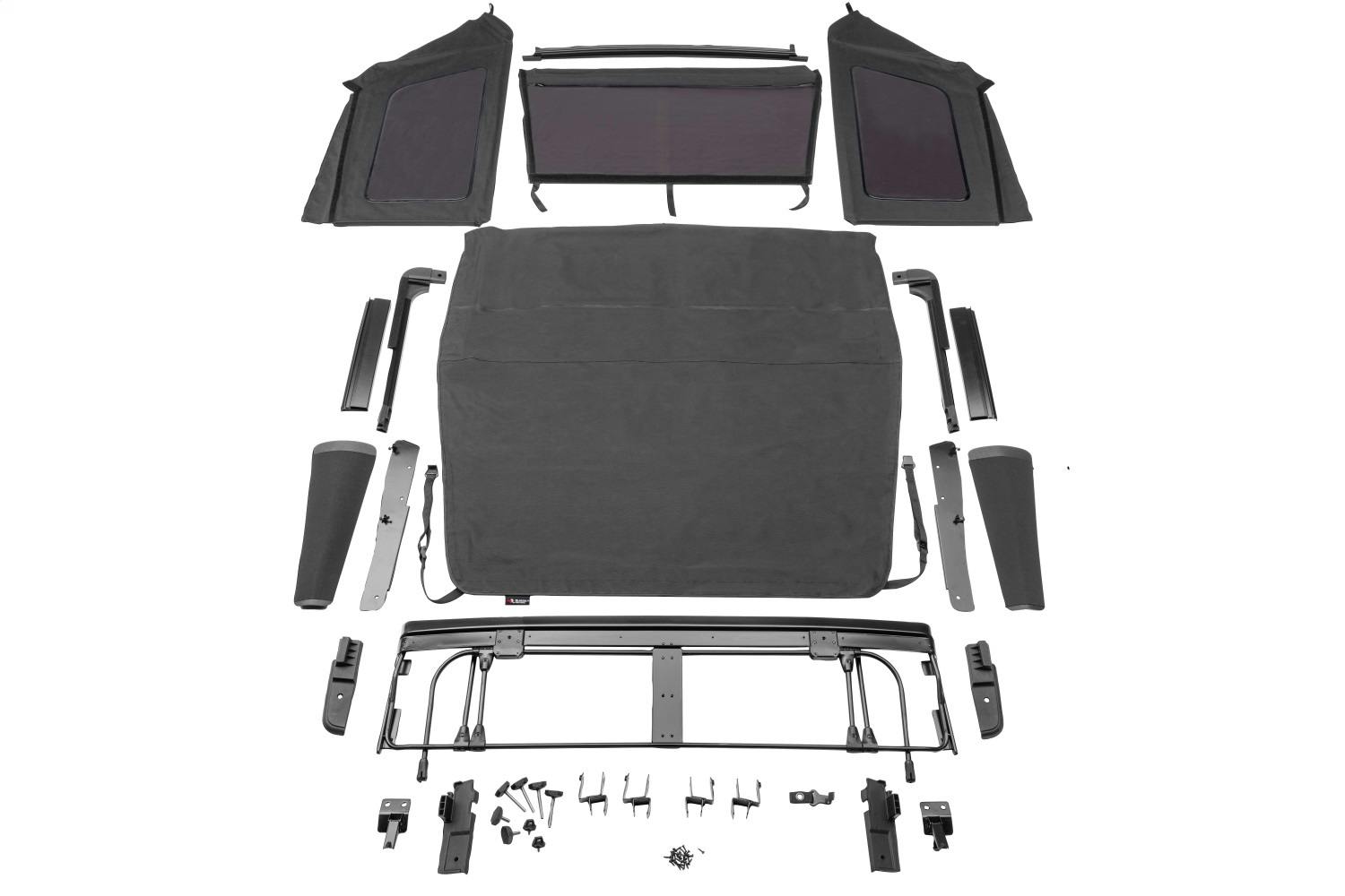 Rugged Ridge 13862.35 Voyager Frameless Soft Top, Black Diamond