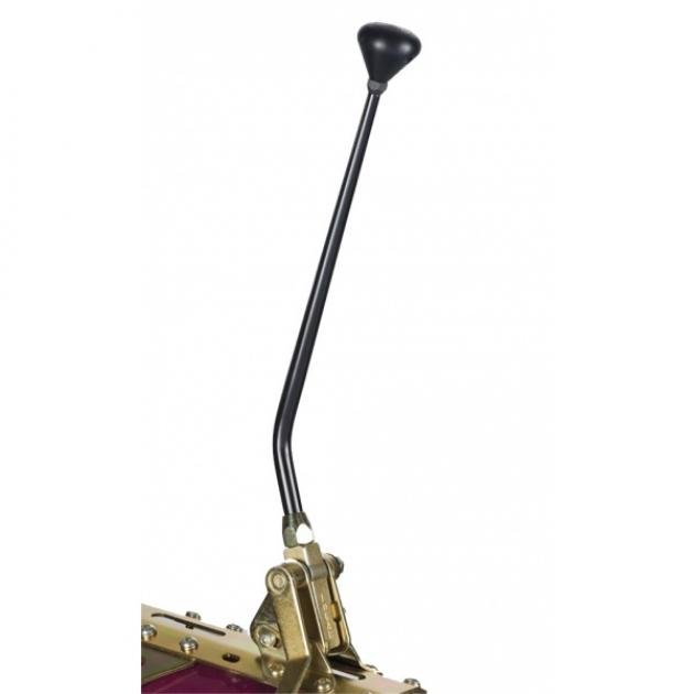 Lokar Shifter for GM TH-400 Automatic Transmission, Single Bend, 12", Midnight Series, Choice of Knobs