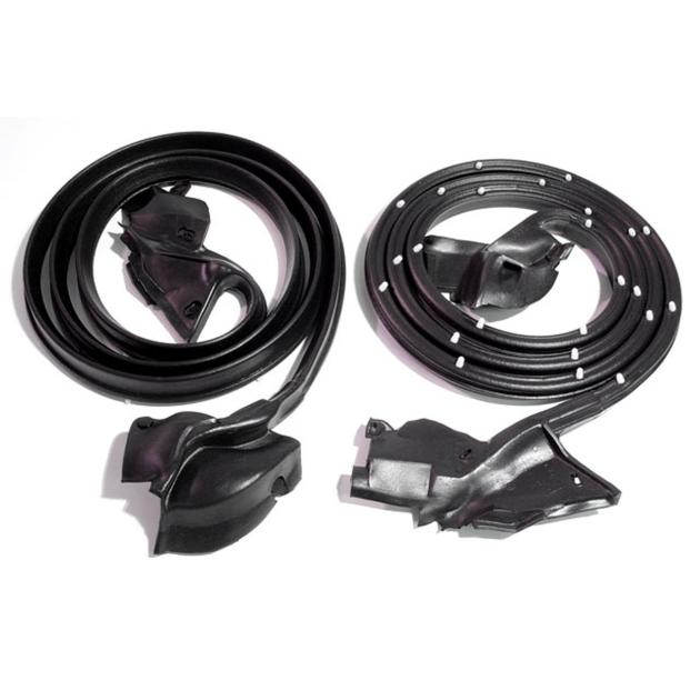 Metro Moulded Parts 1973-1977 Pontiac Grand Prix Molded Door Seals. for 2-Door Hardtop. Pair r&l LM 16-P