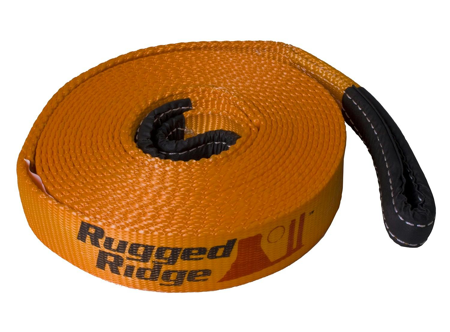 Rugged Ridge 15104.04 ATV/UTV Recovery Strap; 1 Inch x 15 feet