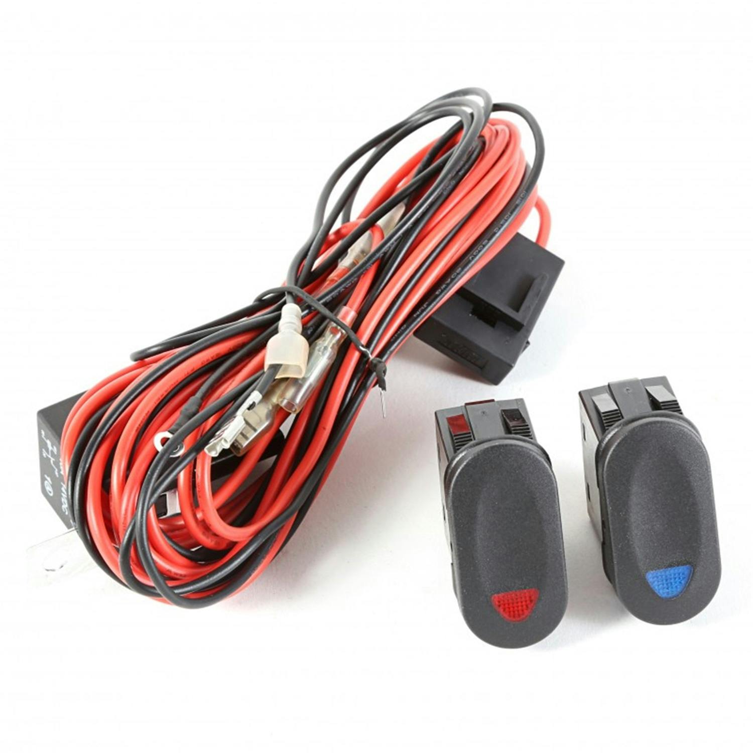 Rugged Ridge 15210.72 Light Installation Wiring Harness Kit; 2 Lights
