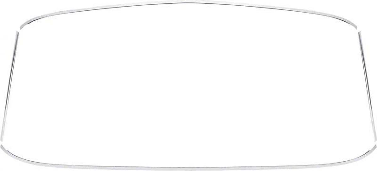 1962-67 Chevy II Nova, Front Windshield Molding Set, 2 Door Sedan, 4 Piece Set