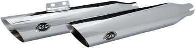 S&S CYCLE Slash Cut 50 State Mufflers - Chrome 550-0753B