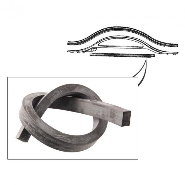 Dennis Carpenter Radiator Air Deflector Seal - 1949-53 Ford Car 8BA-8349