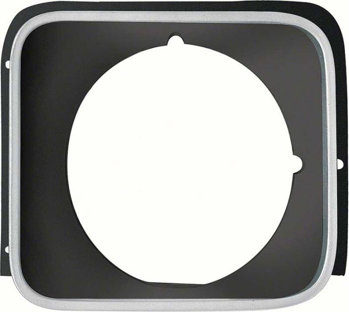 1975-78 Chevy Nova, Headlamp Bezel, SS, Rally, Black, LH Drivers Side