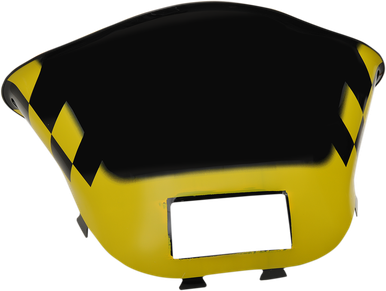 Sno Stuff Windshield Black Yellow Checkered Ski-Doo Formula 500 Deluxe 1997-2001 479-472-57