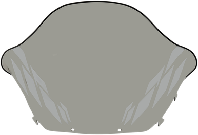 SNO Stuff Flared Windshield High 16.5in Smoke with Diamonds Ski-Doo 1997-2001 479-645-05