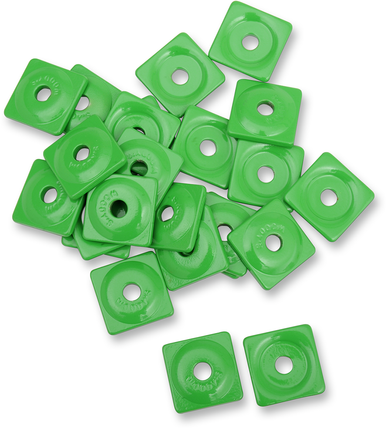 Woody's Square Digger Support Plates Green 5/16" 48 Pack ASW2-3780-48