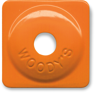 Woody's Round Digger Support Plates 5/16" Orange 48 Pack AWA-3805