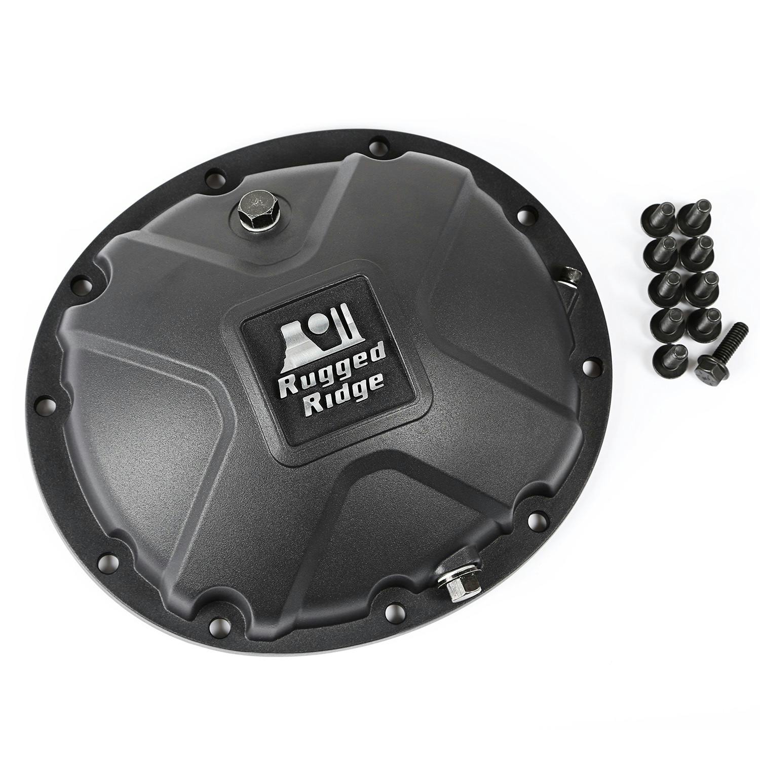 Rugged Ridge 16595.14 Boulder Aluminum Differential Cover, Black