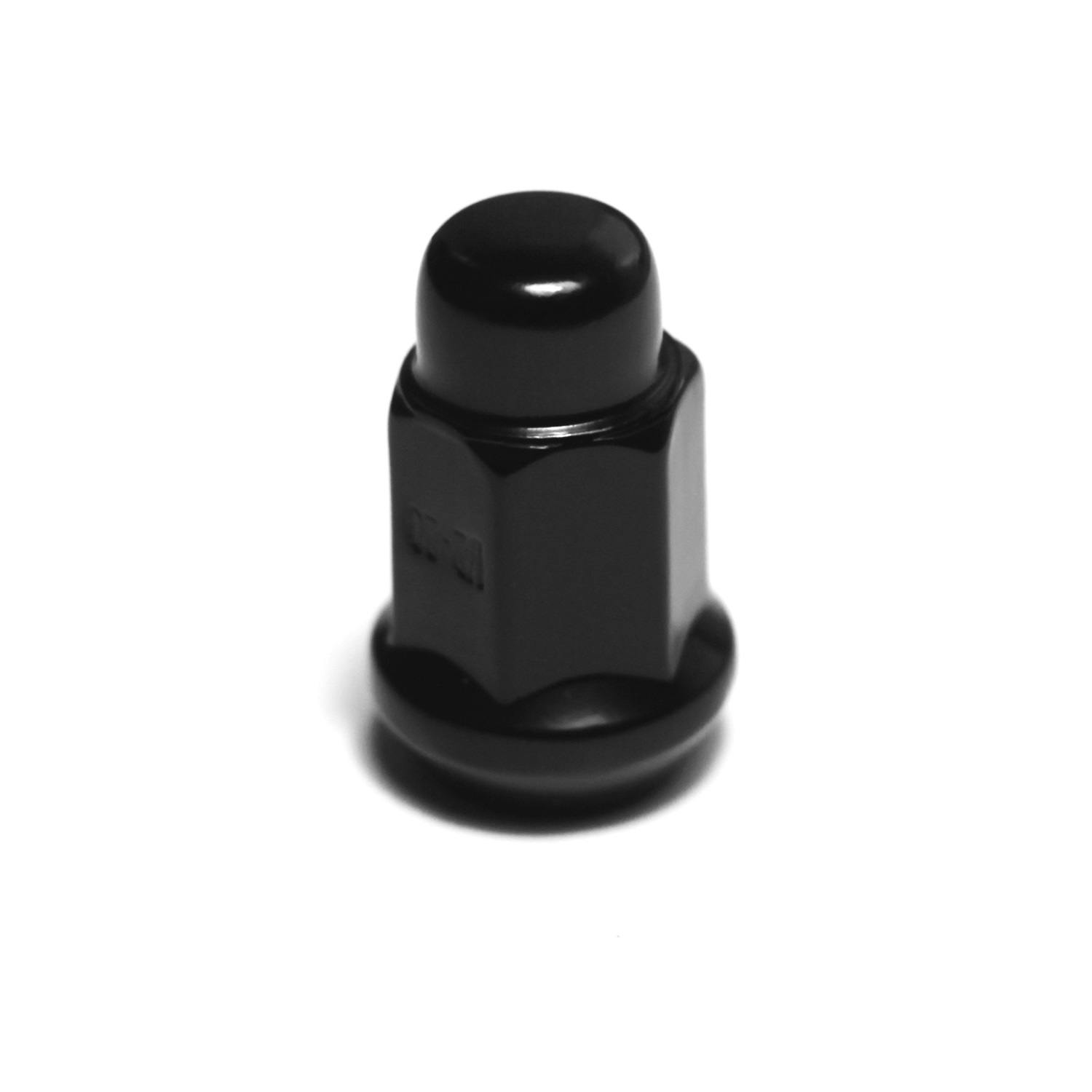 Rugged Ridge 16715.07 Nut Wheel Lug 1/2-20; Black