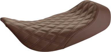 SADDLEMEN Renegade Seat - Lattice Stitched - Brown 897-06-002BLS