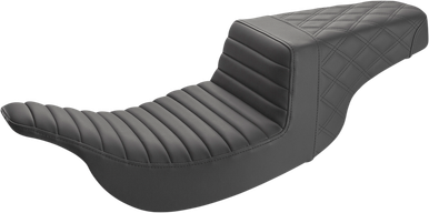 SADDLEMEN Step Up Seat - Tuck and Roll/Lattice Stitched 897-07-176