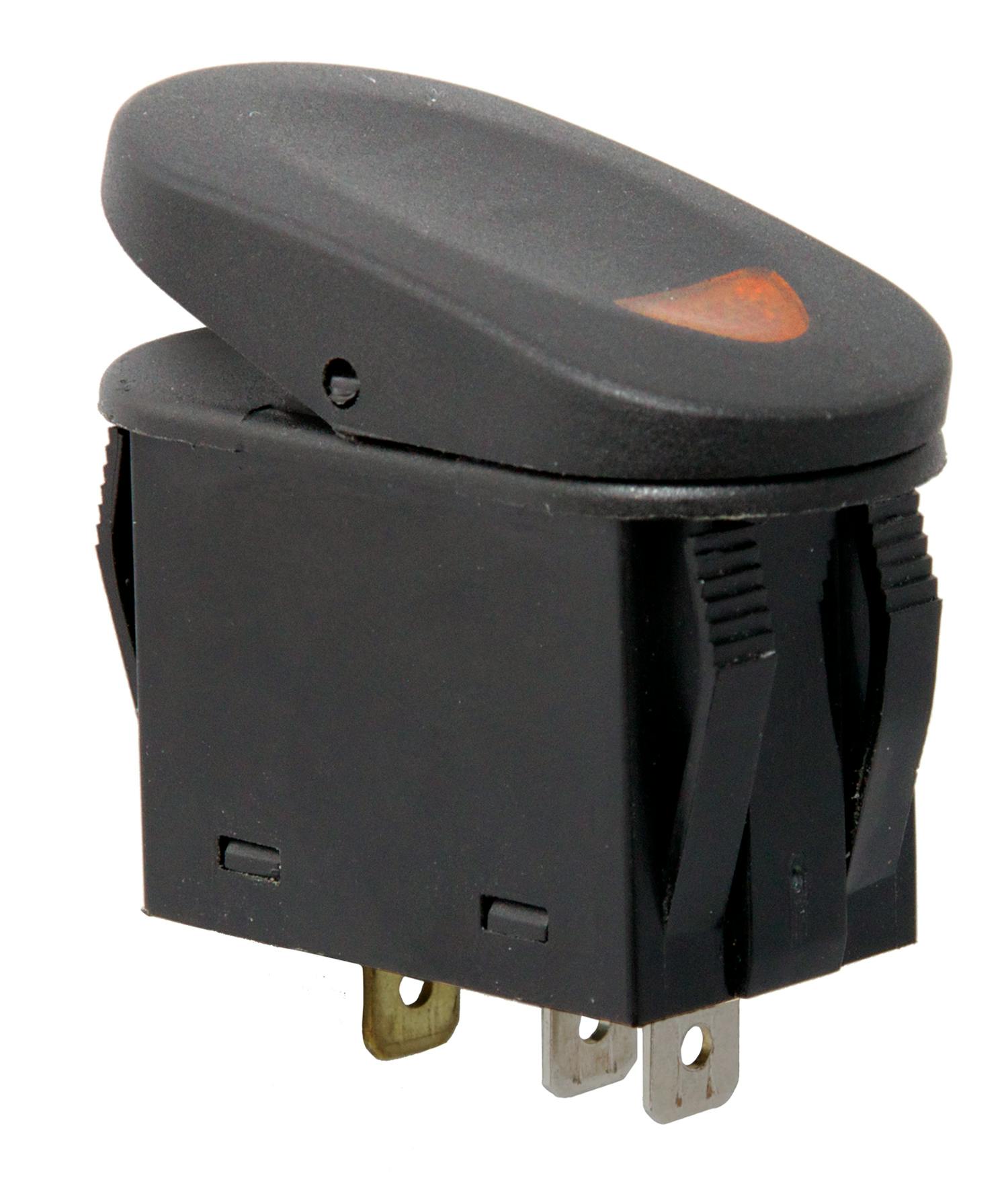 Rugged Ridge 17235.01 2-Position Rocker Switch; Amber