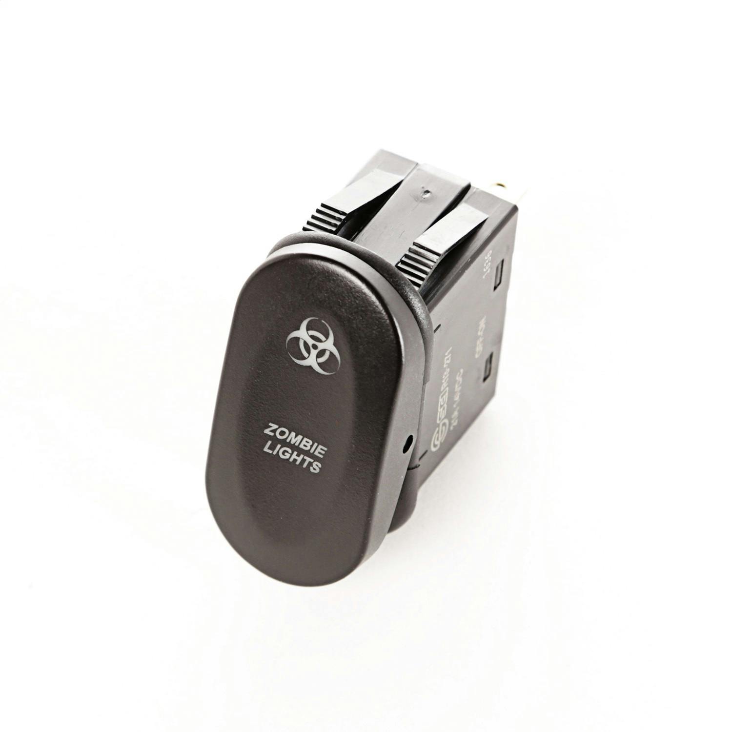 Rugged Ridge 17235.06 2-Position Rocker Switch; Zombie Lights; Amber