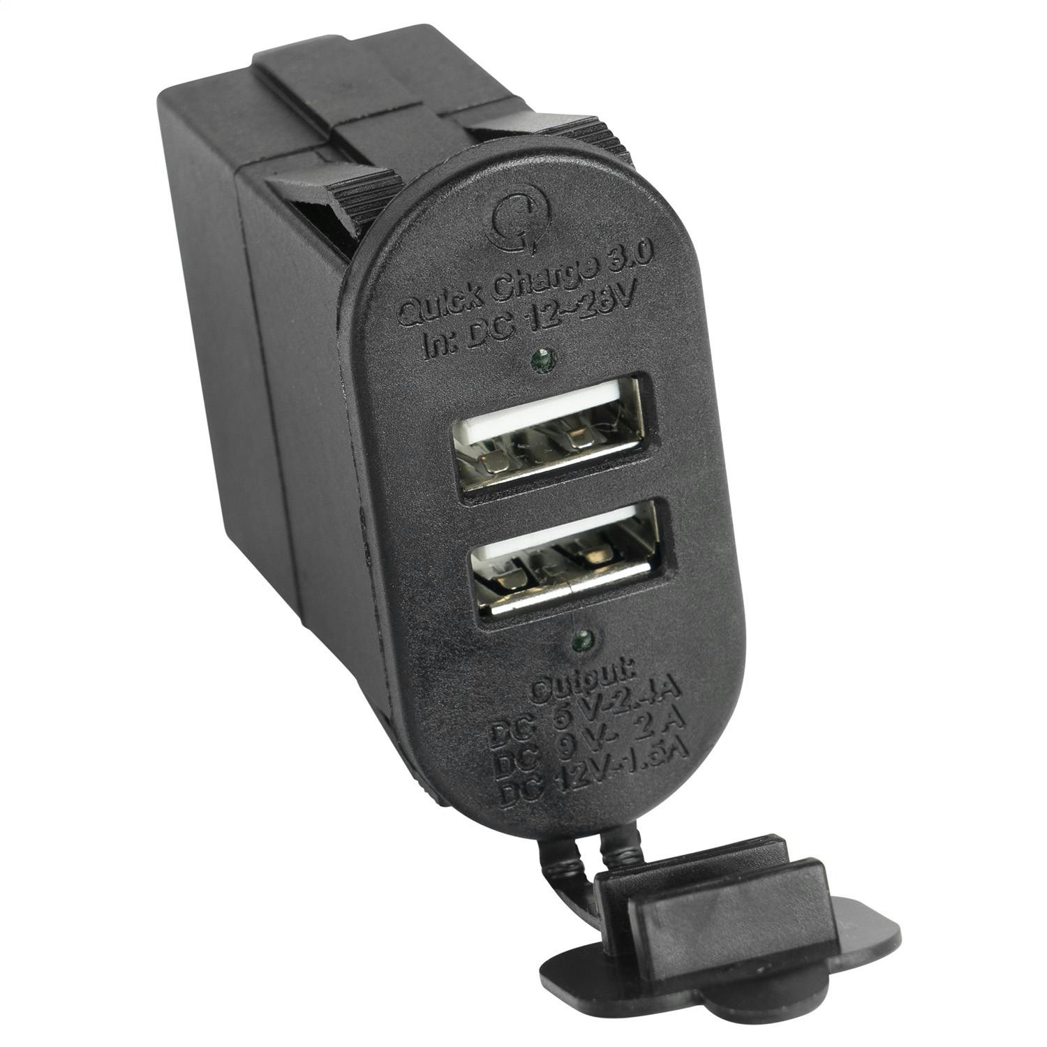 Rugged Ridge 17235.16 Dual USB Port With Qi capabilities 3.0