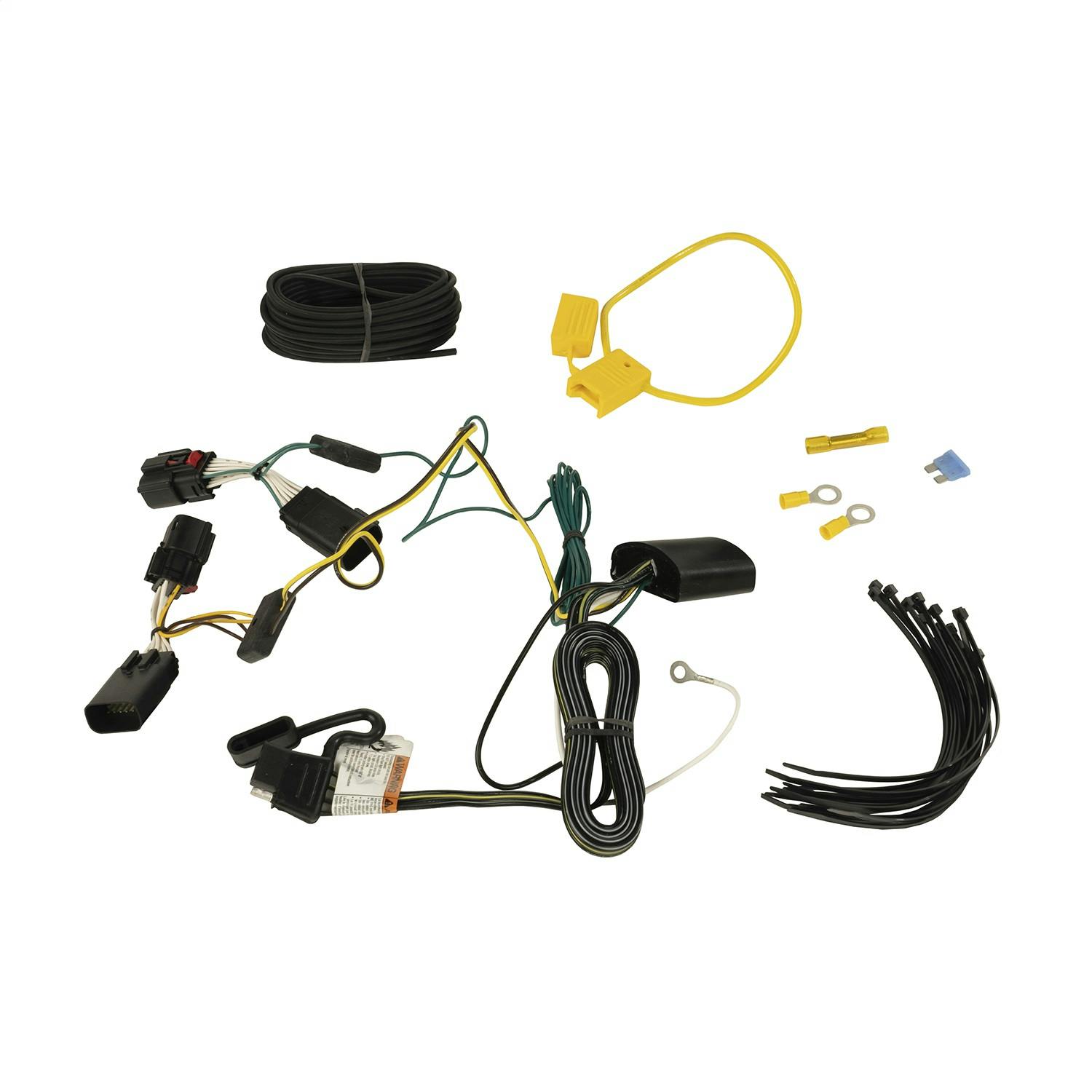 Rugged Ridge 17275.04 Plug and Play Trailer Tow Hitch Wiring Harness