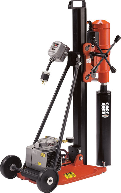 M-5 Heavy Duty Quick Disconnect Core Rig - 11 Amp 230V | 300/640/960 RPM | Complete rig with add-on vacuum base and vacuum pump