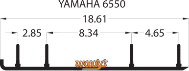 Woody's Extender Trail III Flat-Top Runner 2000-2002 Yamaha Mountain Max 600 EYV3-6550
