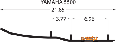 Woody's Extender Trail III Flat-Top Runner 1999-2000 Yamaha Phazer 500 EYV3-5500