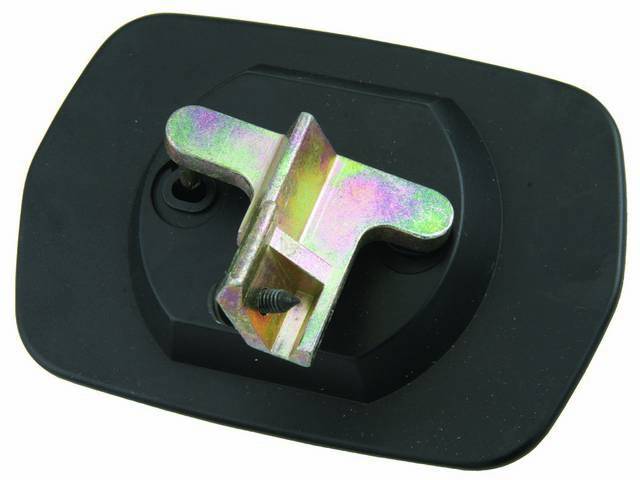 Outside Rearview Mirror Glass, Racing Style, RH, Flat