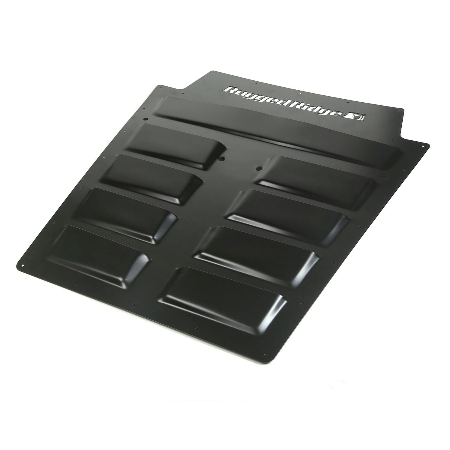 Rugged Ridge 17759.10 Hood Vent Insert; Black; 07-17 Jeep Wrangler JK