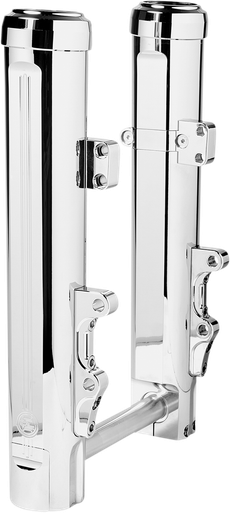 PERFORMANCE MACHINE (PM) Lower Fork Leg - Chrome - Dual Disc - 49 mm 0208-2177-CH