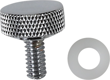 DRAG SPECIALTIES Seat Knob - Chrome - 1/4-20 370282