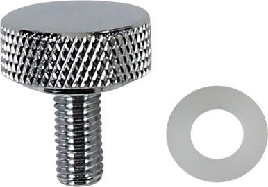 DRAG SPECIALTIES Seat Knob - Chrome - 1/4-28 370280