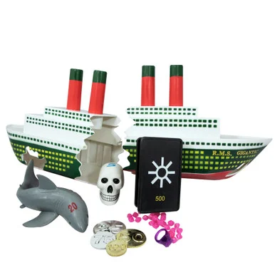 18″ Sunken Treasure Dive Game for Swimming Pools – Wreck with Full-Size Ocean Liner & Dive Sticks