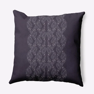 18″ x 18″ Purple and White Dotted Focus Outdoor Throw Pillow