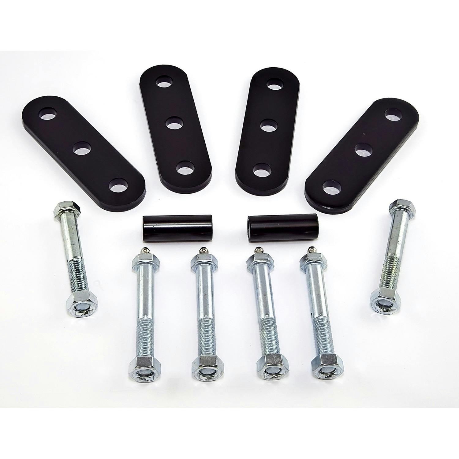 Rugged Ridge 18265.02 HD Front and Rear Leaf Spring Shackles; 55-75 Jeep CJ Models