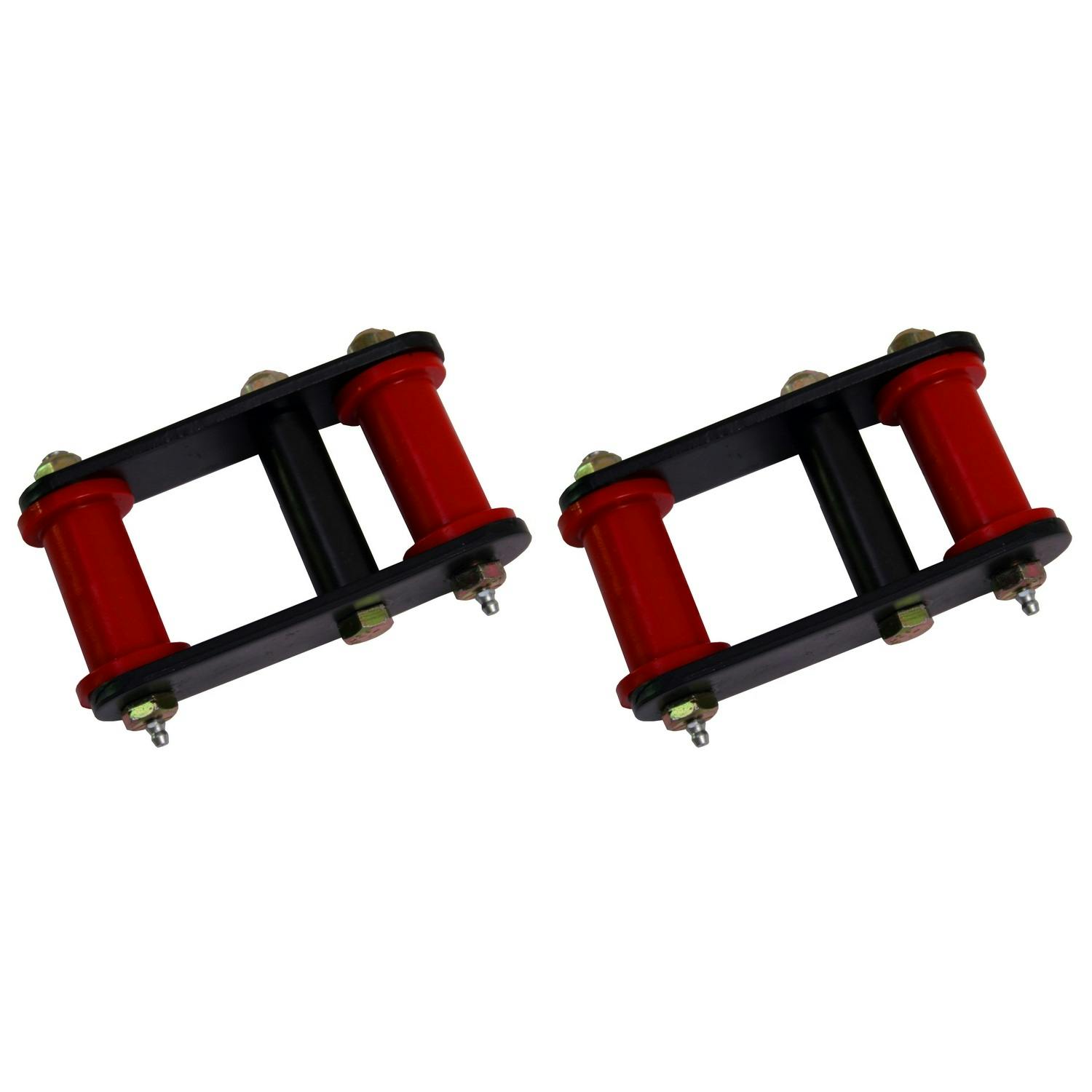 Rugged Ridge 18265.04 HD Front and Rear Leaf Spring Shackles; 55-75 Jeep CJ Models