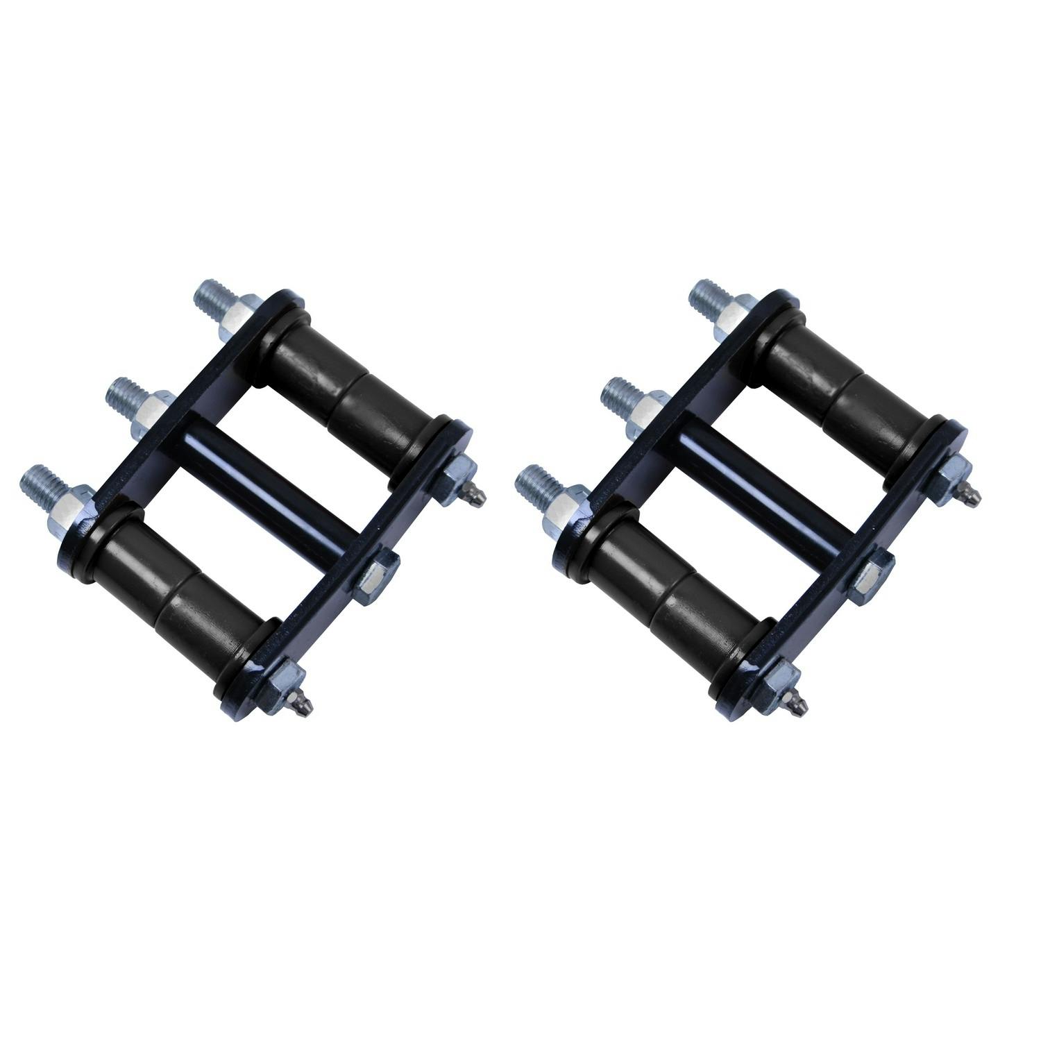 Rugged Ridge 18265.11 HD Rear Leaf Spring Shackles; 76-86 Jeep CJ Models