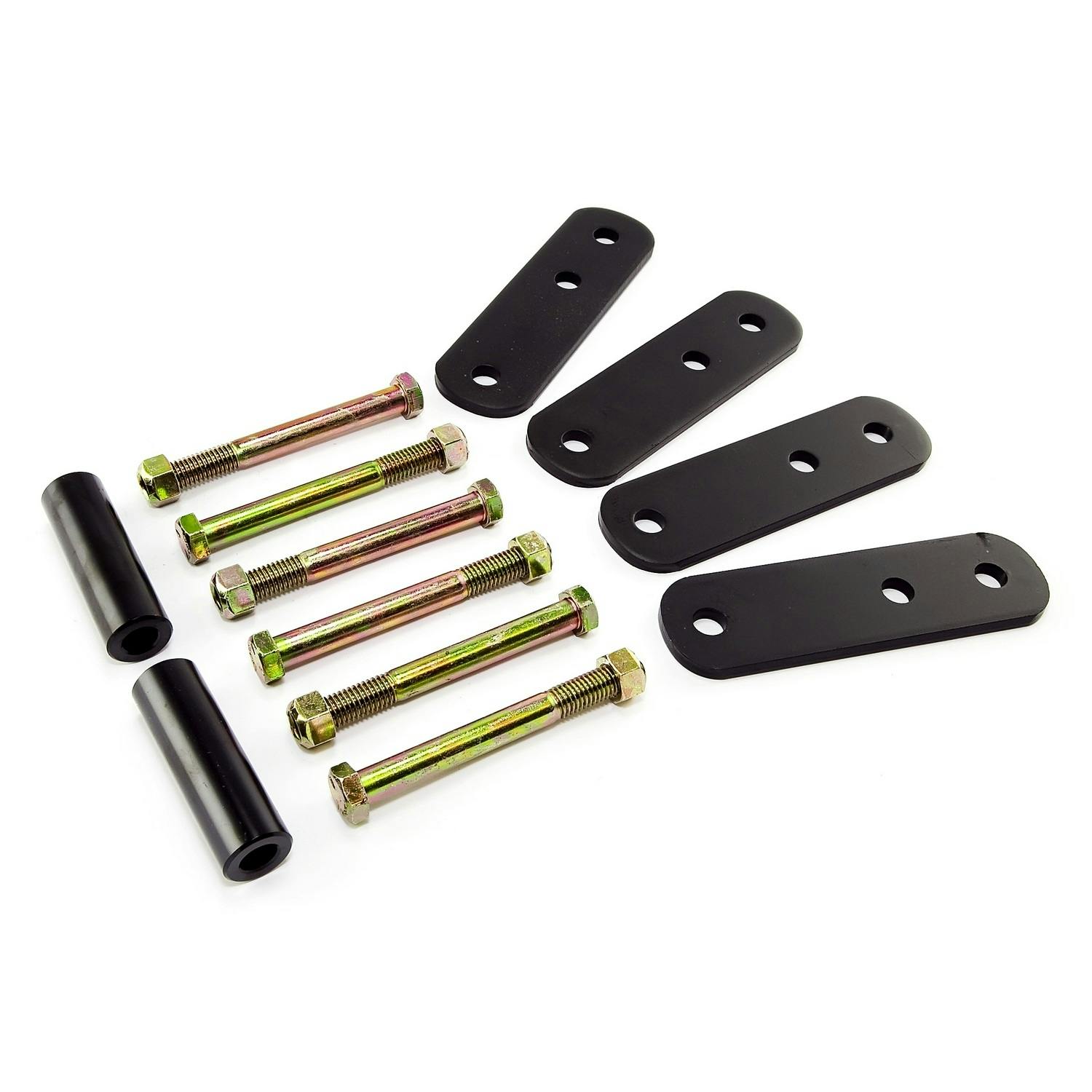 Rugged Ridge 18265.13 HD Front Leaf Spring Shackles; 1 Inch Lift; 87-95 Jeep Wrangler YJ