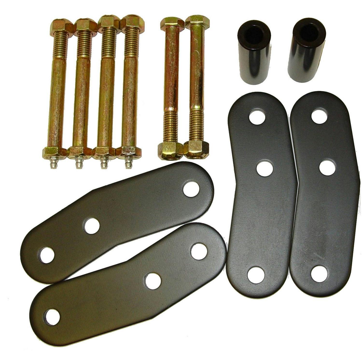 Rugged Ridge 18265.18 HD Rear Leaf Spring Shackles; 87-95 Jeep Wrangler YJ