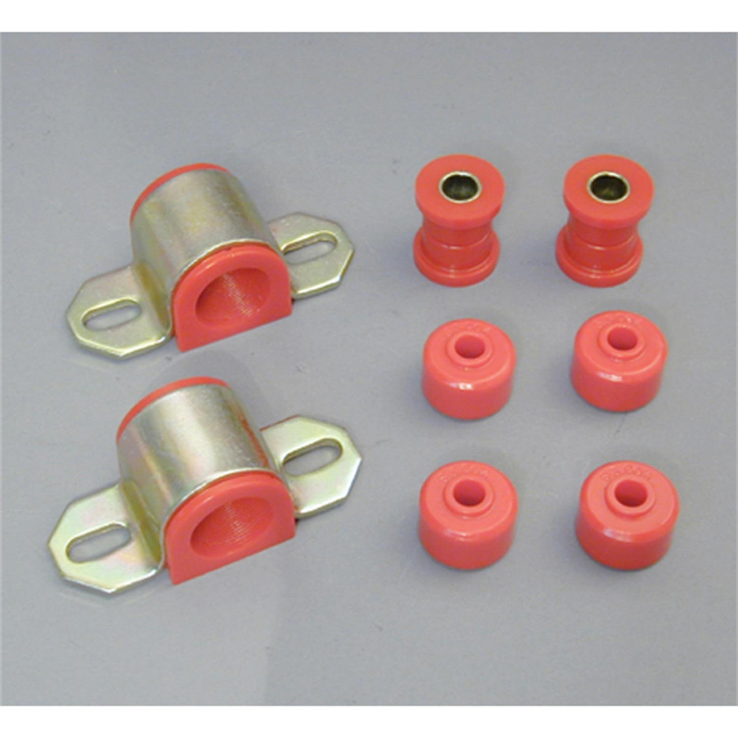 Rugged Ridge 18367.04 Front Swaybar Bushing Kit; Red; 25mm; 84-01 Jeep Cherokee XJ