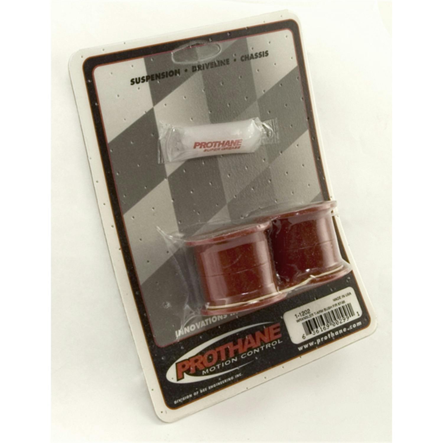 Rugged Ridge 18368.01 Track Bar Bushings; Red; Front/Rear; 87-95 Jeep Wrangler YJ