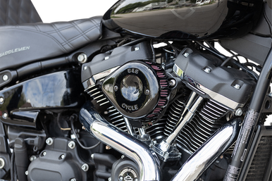 S&S CYCLE Mounted Air Cleaner - Black - M8 170-0436C