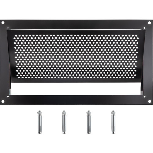 Flood Vent, 8" Height x 16" Width x 2" Depth Foundation Flood Vent, to Reduce Foundation Damage and Flood Risk, Black, Wall Mounted, for Crawl Spaces,Garages & Full Height Enclosures