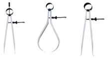 6in - 150mm Spring Calipers Dividers
