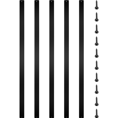 Deck Balusters, 76 Pack Metal Deck Spindles, 29.5"x1" Staircase Baluster with Screws, Aluminum Alloy Deck Railing for Wood and Composite Deck, Stylish Baluster for Outdoor Stair Deck Porch