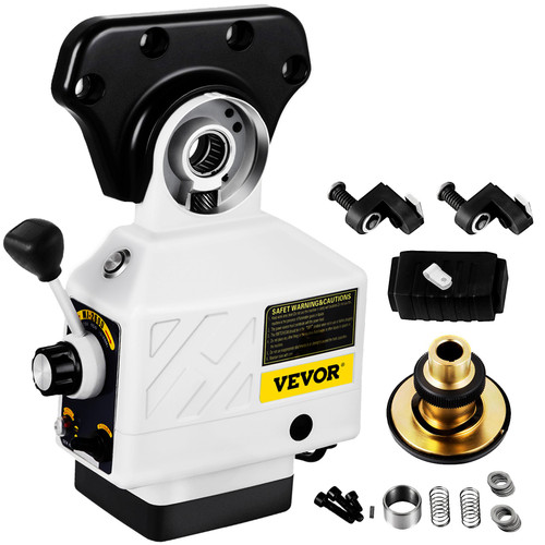 Al-310S Power Feed X-Axis 450 in-lb Torque,Power Feed Milling Machine 0-200PRM, Power Table Feed Mill 110V,for Bridgeport and Similar Knee Type Milling Machines