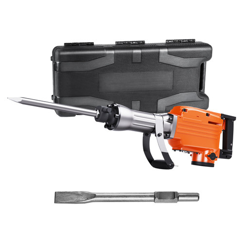 Demolition Jack Hammer Concrete Breaker 2200W Electric Hammer 2 Chisel Bits
